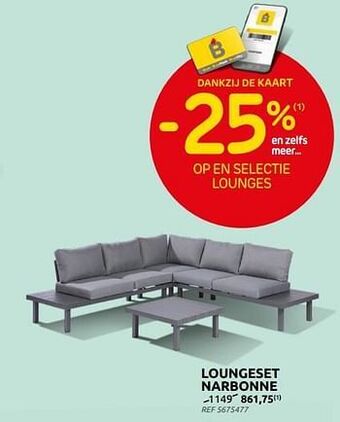 Brico Loungeset narbonne aanbieding