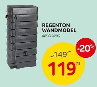 Brico Regenton wandmodel aanbieding
