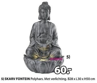 Jysk Skarv fontein aanbieding