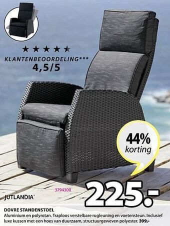 Jysk Dovre standenstoel aanbieding