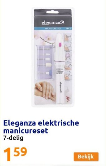 Action Eleganza elektrische manicureset aanbieding