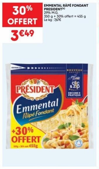Emmental Rape Fondant President