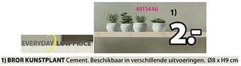 Jysk Bror kunstplant aanbieding