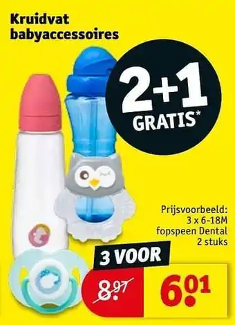 Kruidvat Fopspeen dental aanbieding