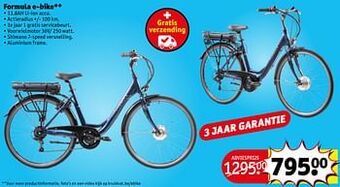 Kruidvat Formula e-bike aanbieding