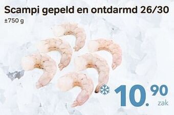Bon Ap Scampi gepeld en ontdarmd 26-30 aanbieding