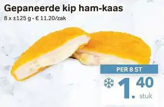 Bon Ap Gepaneerde kip ham-kaas aanbieding