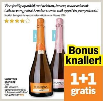 Albert Heijn Undurraga sparkling aanbieding