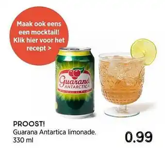 Proost! guarana antartica limonade