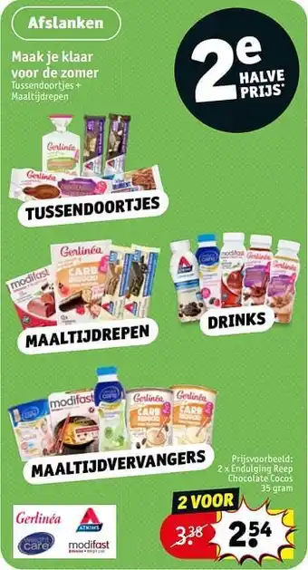 Kruidvat Endulging reep chocolate cocos aanbieding