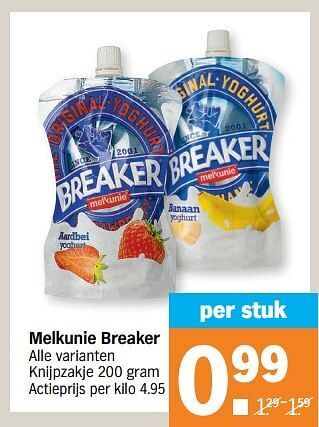 Albert Heijn Melkunie breaker aanbieding