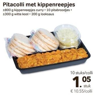 Bon Ap Pitacolli met kippenreepjes aanbieding