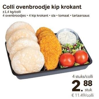 Bon Ap Colli ovenbroodje kip krokant aanbieding