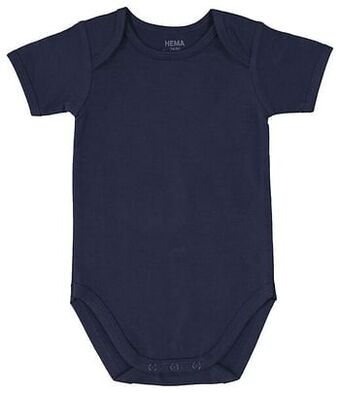 HEMA HEMA Body Organic Katoen Stretch Donkerblauw (donkerblauw) aanbieding
