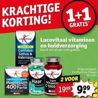 Kruidvat Lucovitaal vitamine cvegan aanbieding