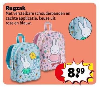 Kruidvat Rugzak aanbieding