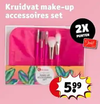 Kruidvat Kruidvat make-up accessoires set aanbieding