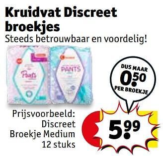 Kruidvat Discreet broekje medium aanbieding