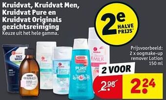 Kruidvat Oogmake-up remover lotion aanbieding