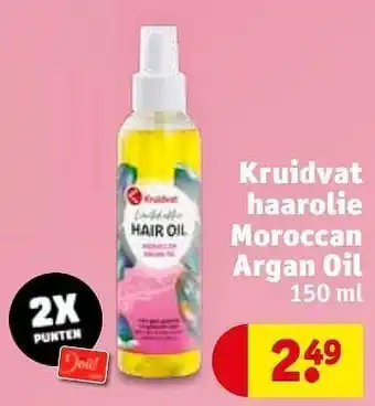 Kruidvat Kruidvat haarolie moroccan argan oil aanbieding
