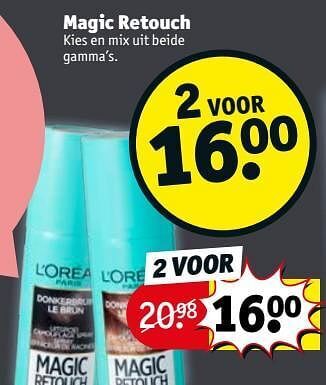 Kruidvat Magic retouch aanbieding