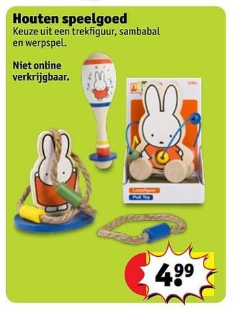 Kruidvat Houten speelgoed aanbieding