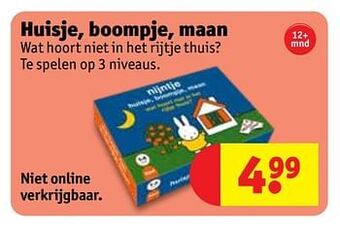 Kruidvat Huisje, boompje, maan aanbieding