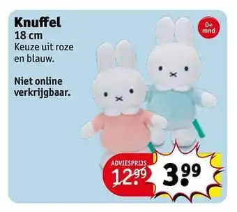 Kruidvat Knuffel aanbieding