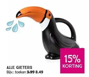 Xenos Alle gieters toekan aanbieding