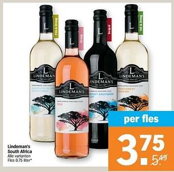 Albert Heijn Lindeman`s south africa aanbieding