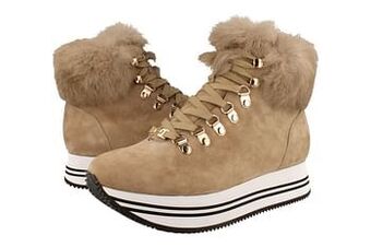 Berca Shoes Nathan Sport Bottine Dames Volledig Leder Trend Bergsluiting - Beige aanbieding