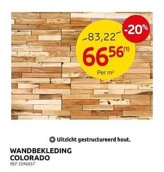 Brico Wandbekleding colorado aanbieding