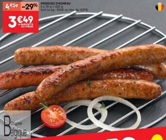 Merguez D'Agneau