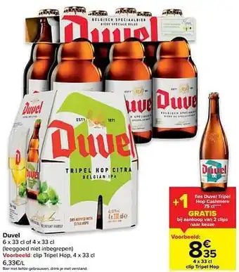 Carrefour Clip tripel hop aanbieding