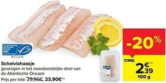 Carrefour Schelvishaasje aanbieding