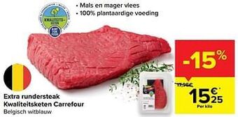 Carrefour Extra rundersteak kwaliteitsketen carrefour aanbieding