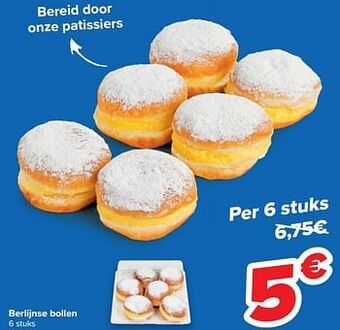 Carrefour Berlijnse bollen aanbieding