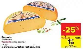 Carrefour Beemster jonge beemster aanbieding