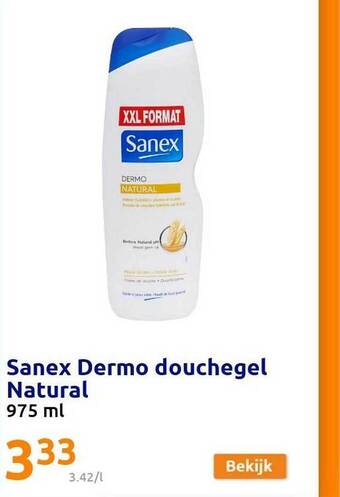 Action Sanex Dermo Douchegel Natural aanbieding