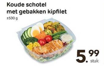 Bon Ap Koude Schotel Met Gebakken Kipfilet aanbieding