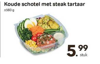 Bon Ap Koude Schotel Met Steak Tartaar aanbieding
