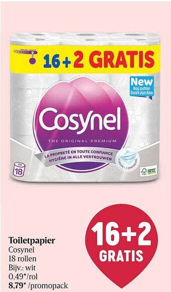 Delhaize Toiletpapier aanbieding