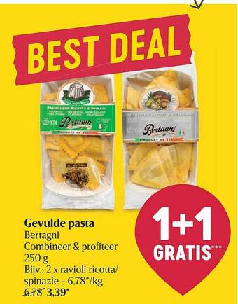 Delhaize Gevulde Pasta aanbieding