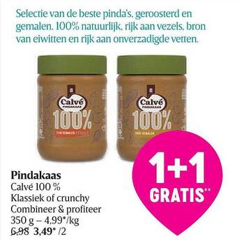 Delhaize Pindakaas aanbieding