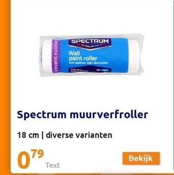 Action Spectrum Muurverfroller aanbieding