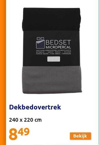 Action Dekbedovertrek aanbieding