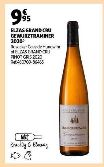 Auchan Elzas Grand Cru Gewurztraminer 2020 aanbieding