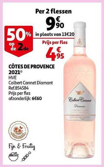 Auchan Côtes De Provence 2021 aanbieding