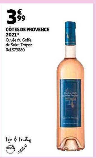 Auchan Côtes De Provence 2021 aanbieding