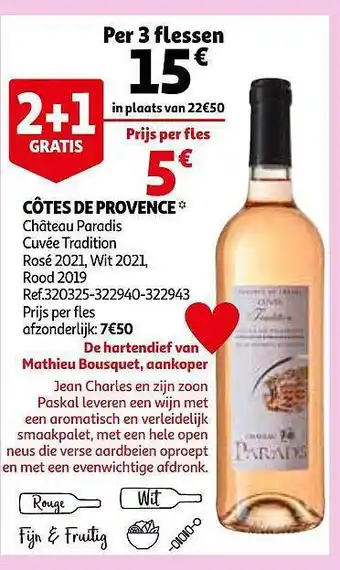Auchan Côtes De Provence aanbieding